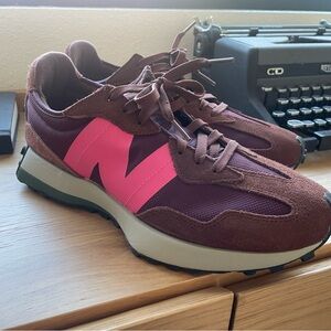 New Balance Burgundy and Pink Sneakers